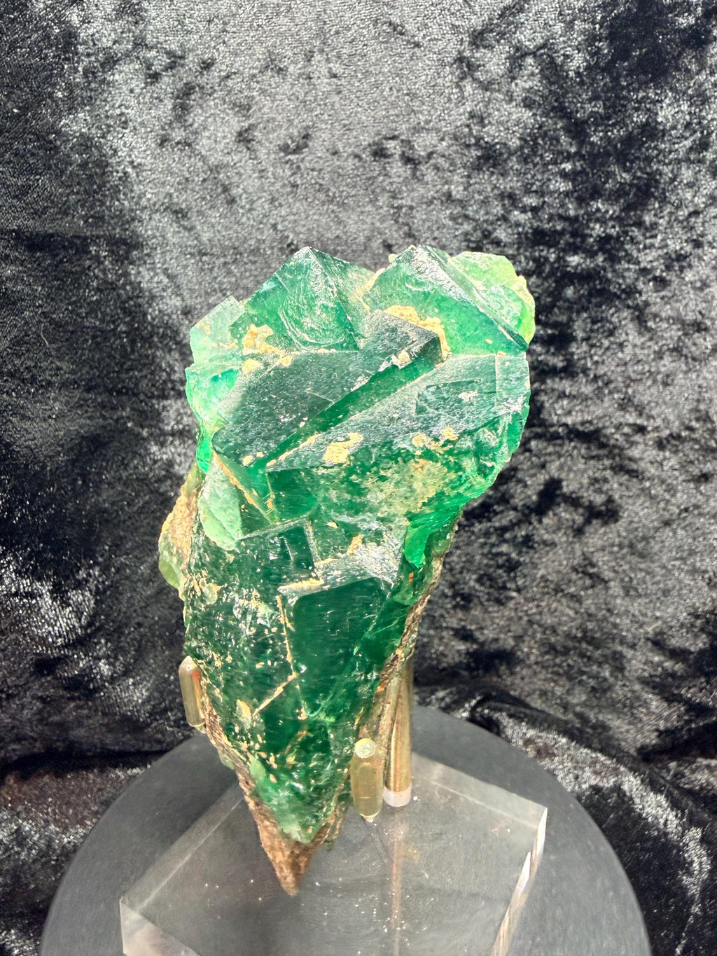 Green Cubic Fluorite cluster
