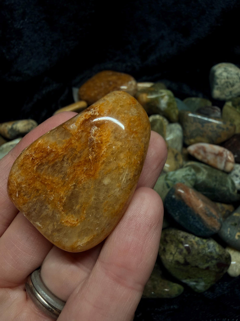 Tumbled Virginia rocks