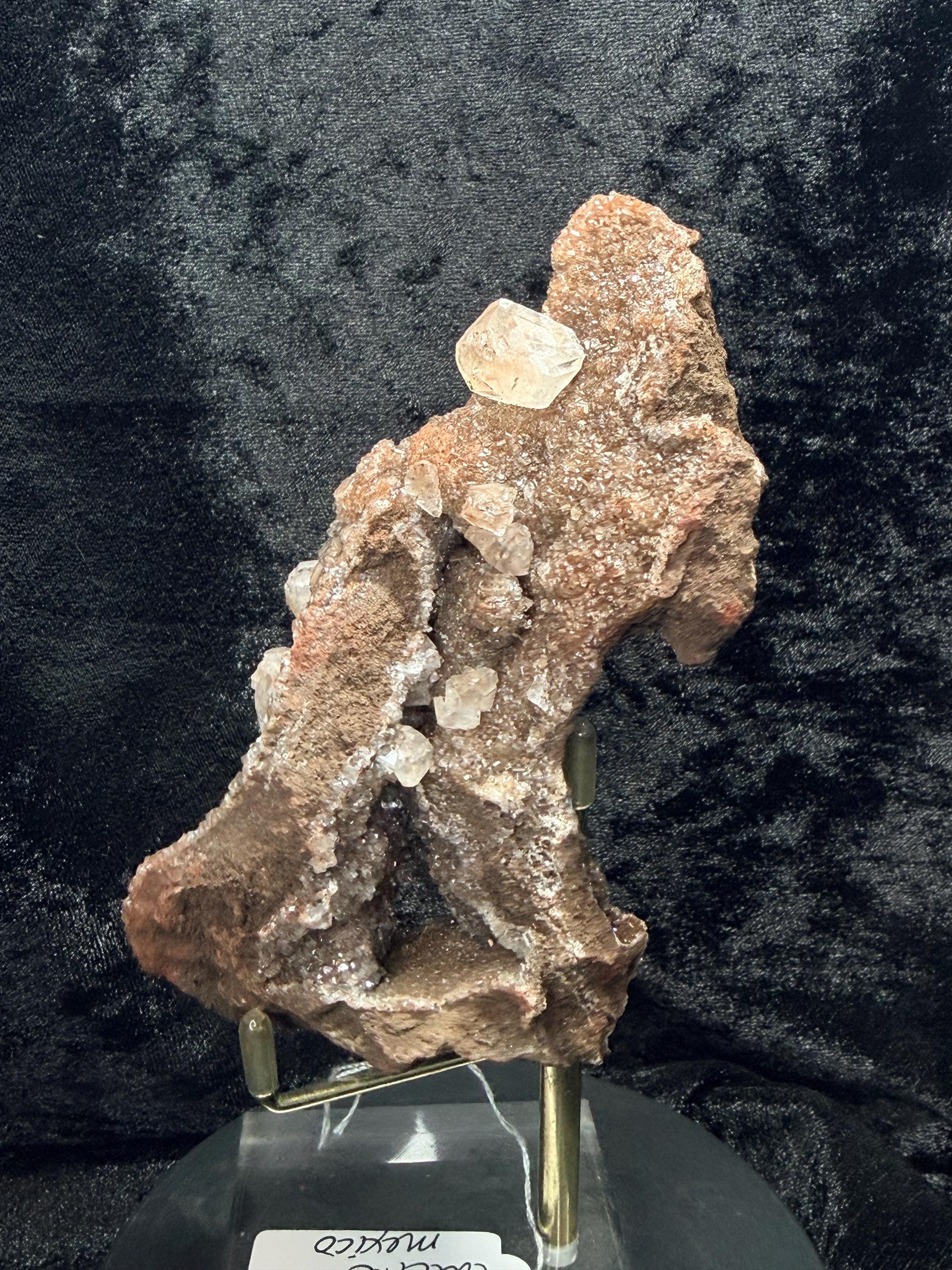 Red diamond calcite from Mexico