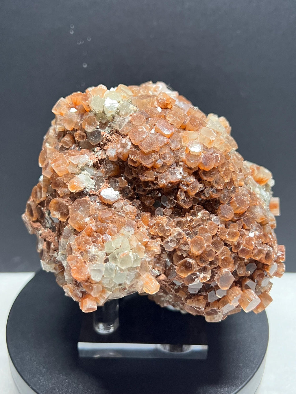 Araganite crystal cluster