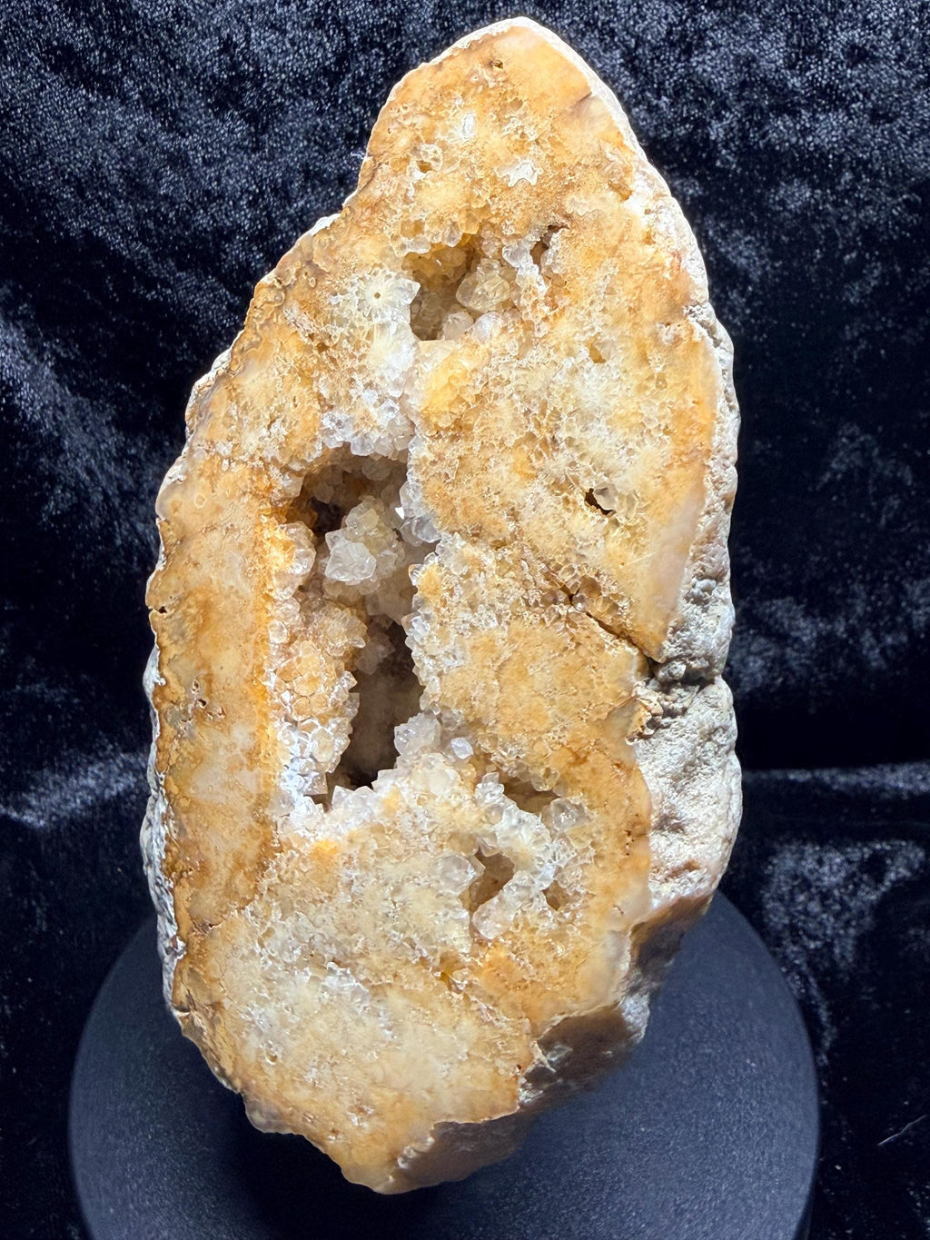 Golden Kentucky Quartz Geode-Polished Face.