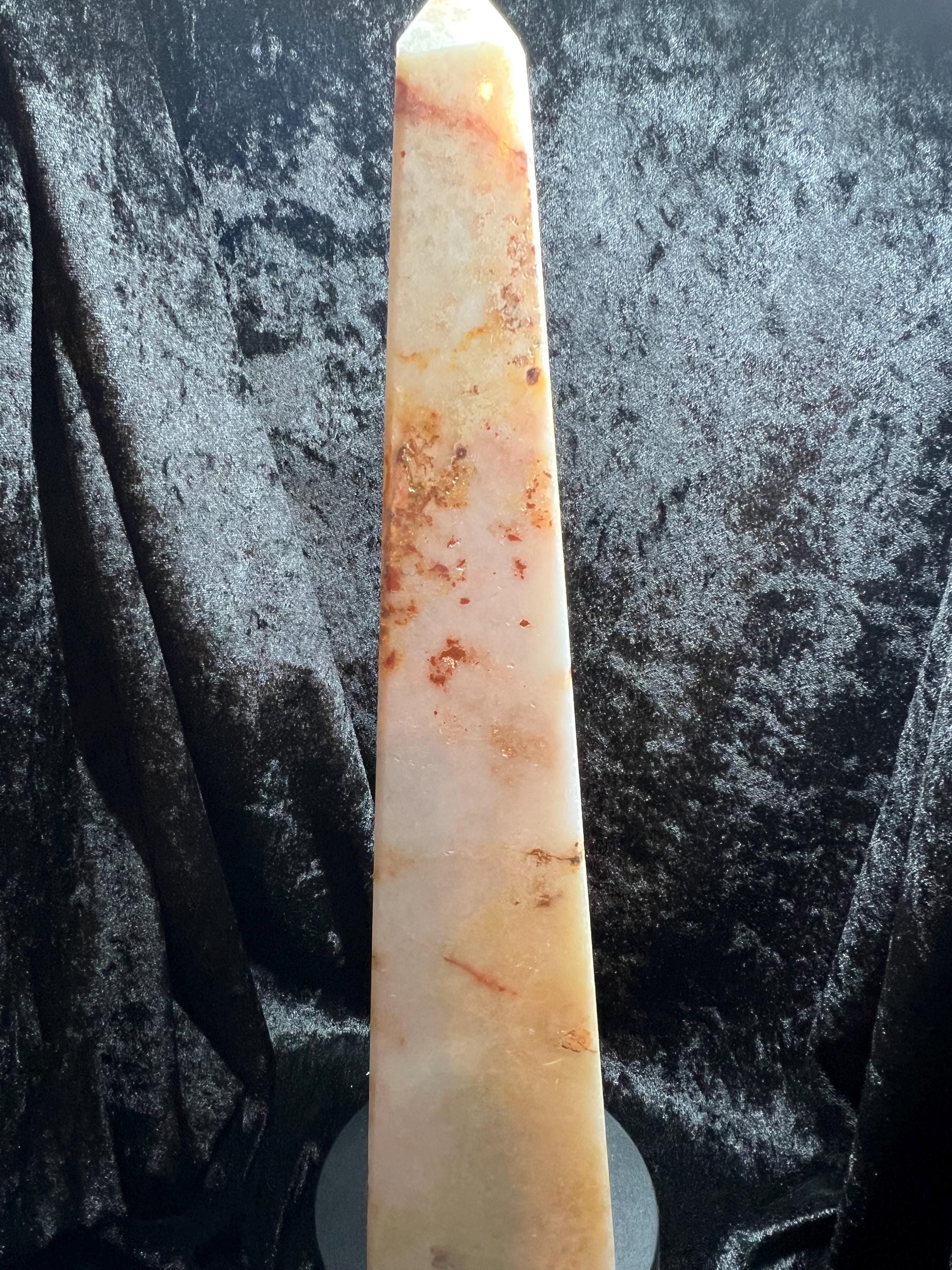14.5 Oblisk banded onyx tower