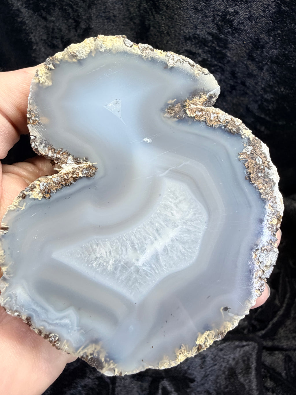 Mexican Coconut Geode Pair — Las Choyas Agate & Quartz, 4″