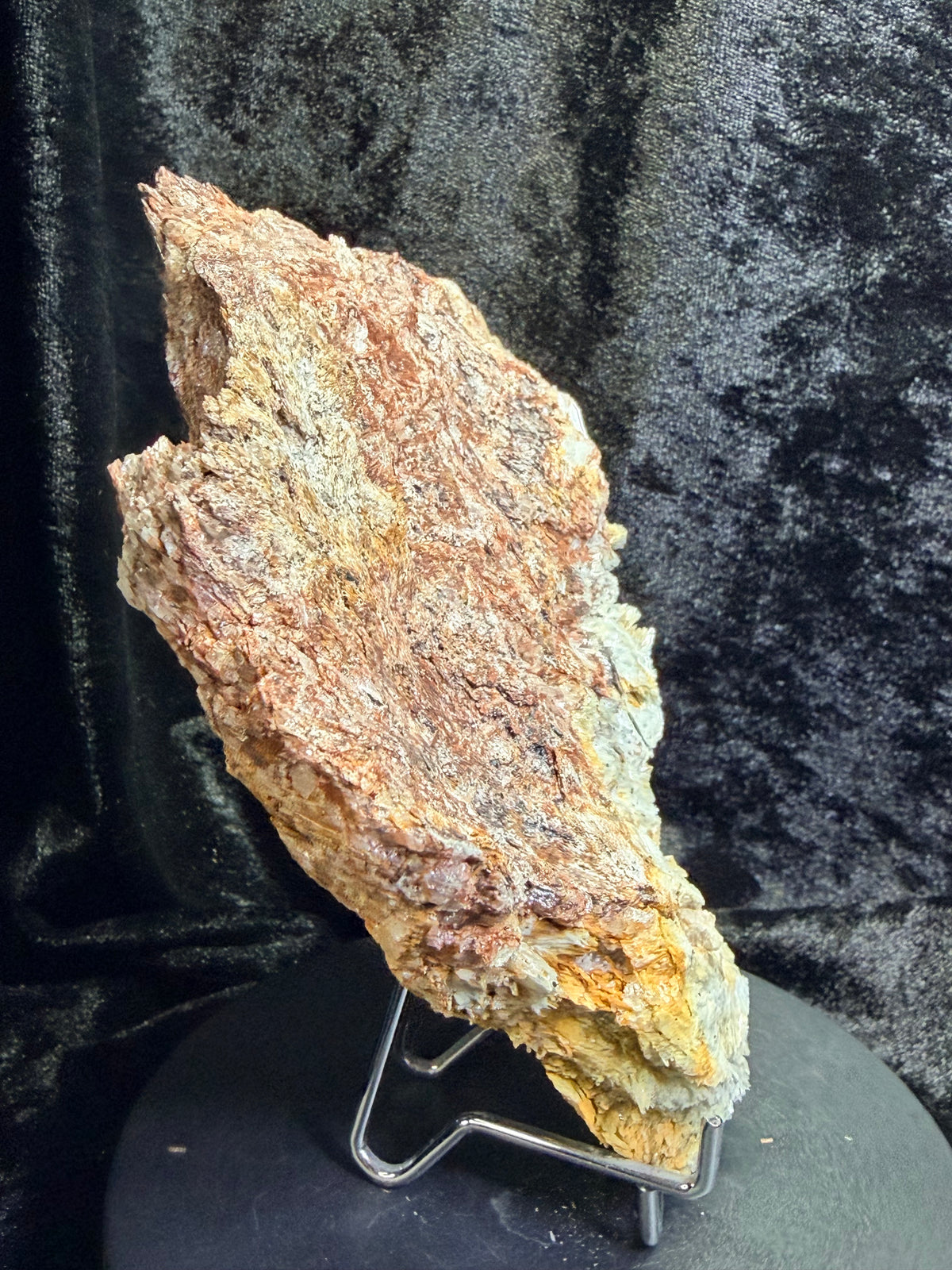 Blue Kyanite with Iridescent Hematite — Willis Mountain, Virginia, 5.75″