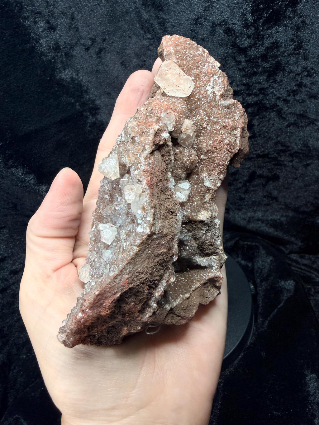 Red diamond calcite from Mexico