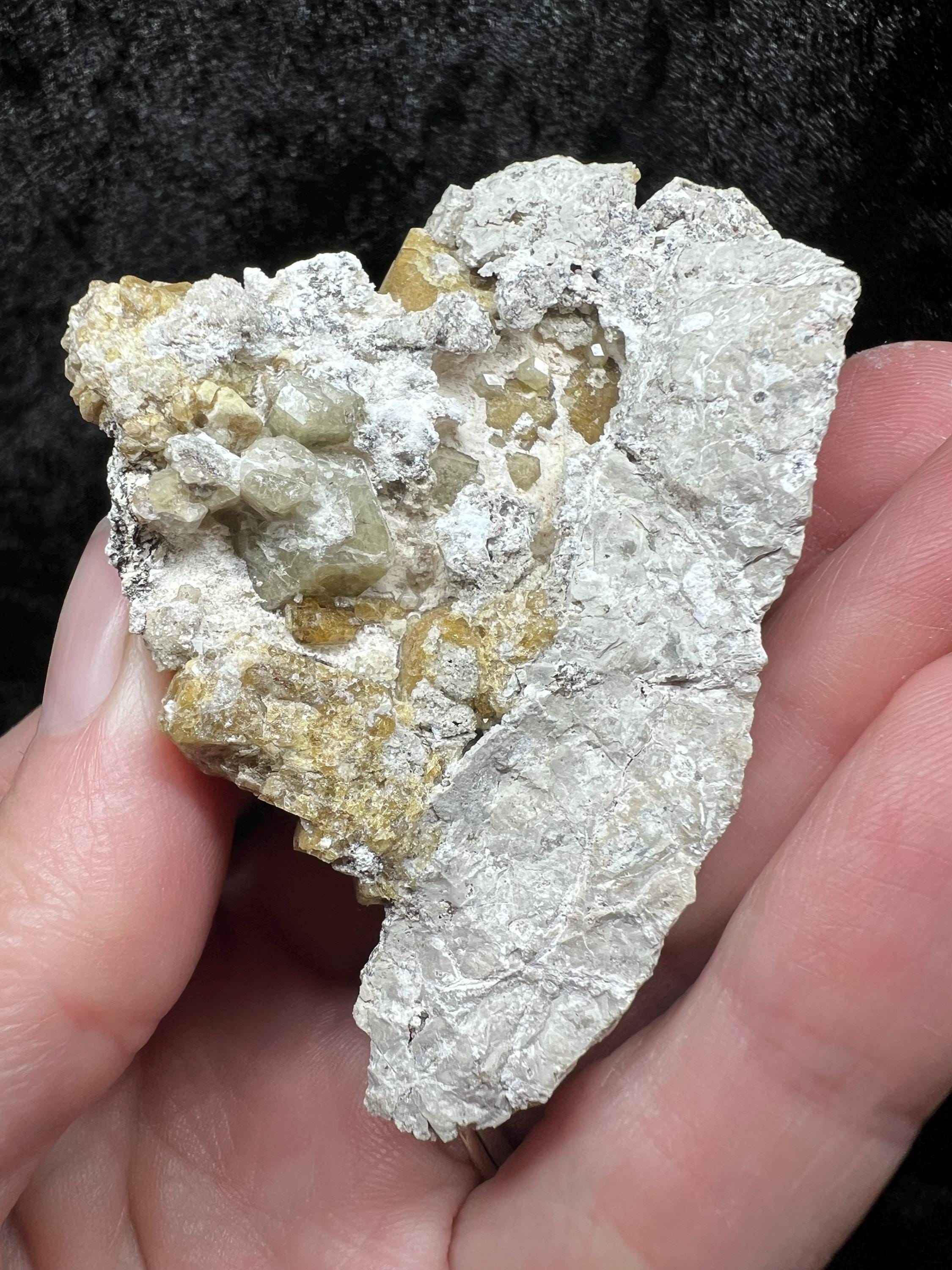 Vesuvianite Mineral Specimen, Yellow Idocrase Crystal