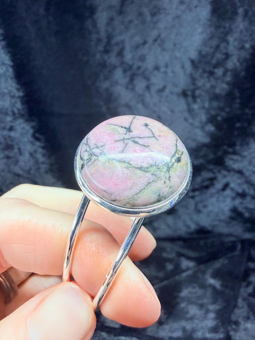 Pink Rhodonite bracelet