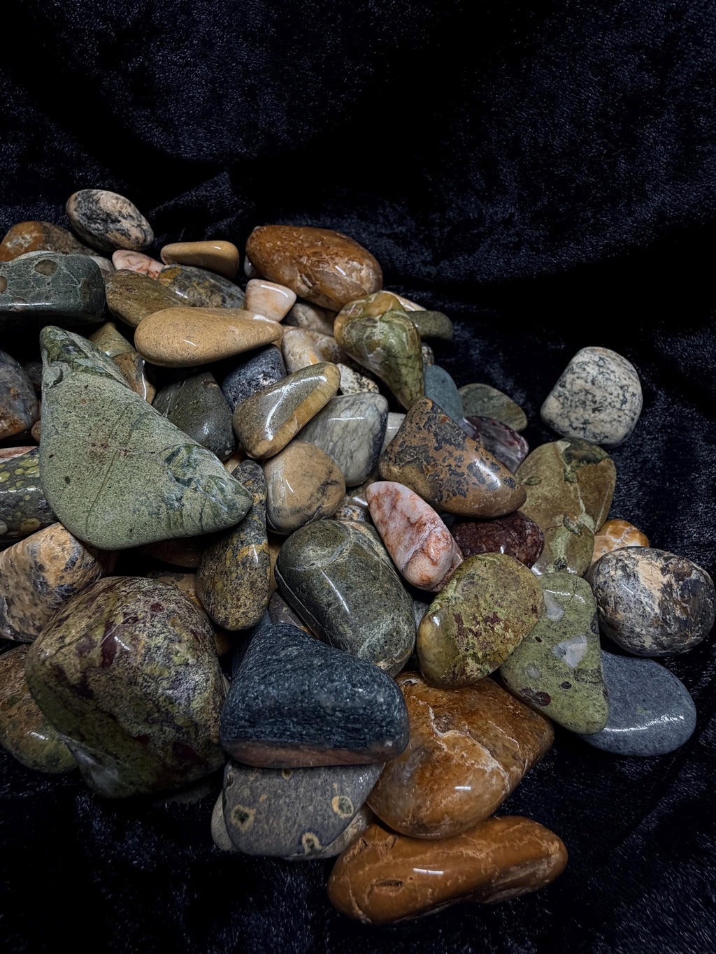 Tumbled Virginia rocks