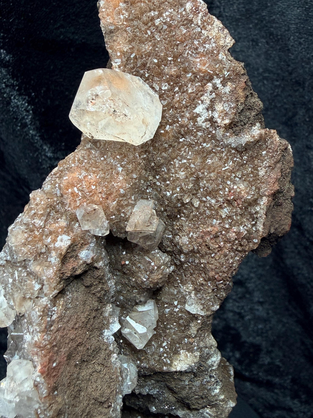 Red diamond calcite from Mexico