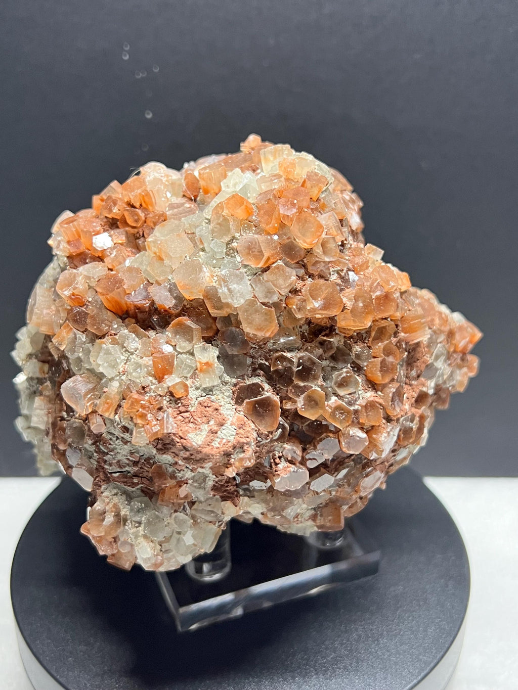 Araganite crystal cluster