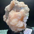 Pink Stilibite on chalcedony from India