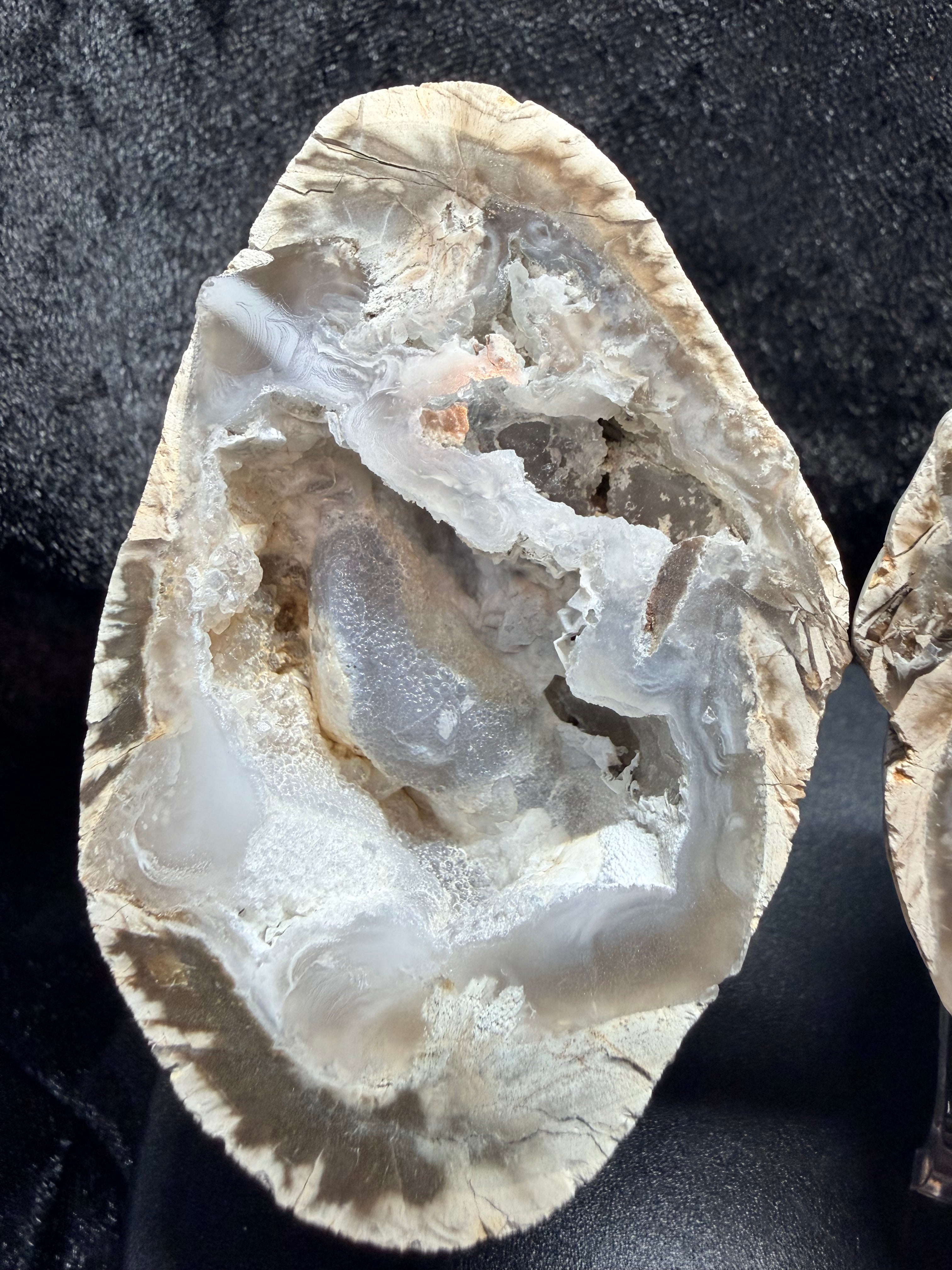 UV-Reactive Trancas Geode Matched Pair
