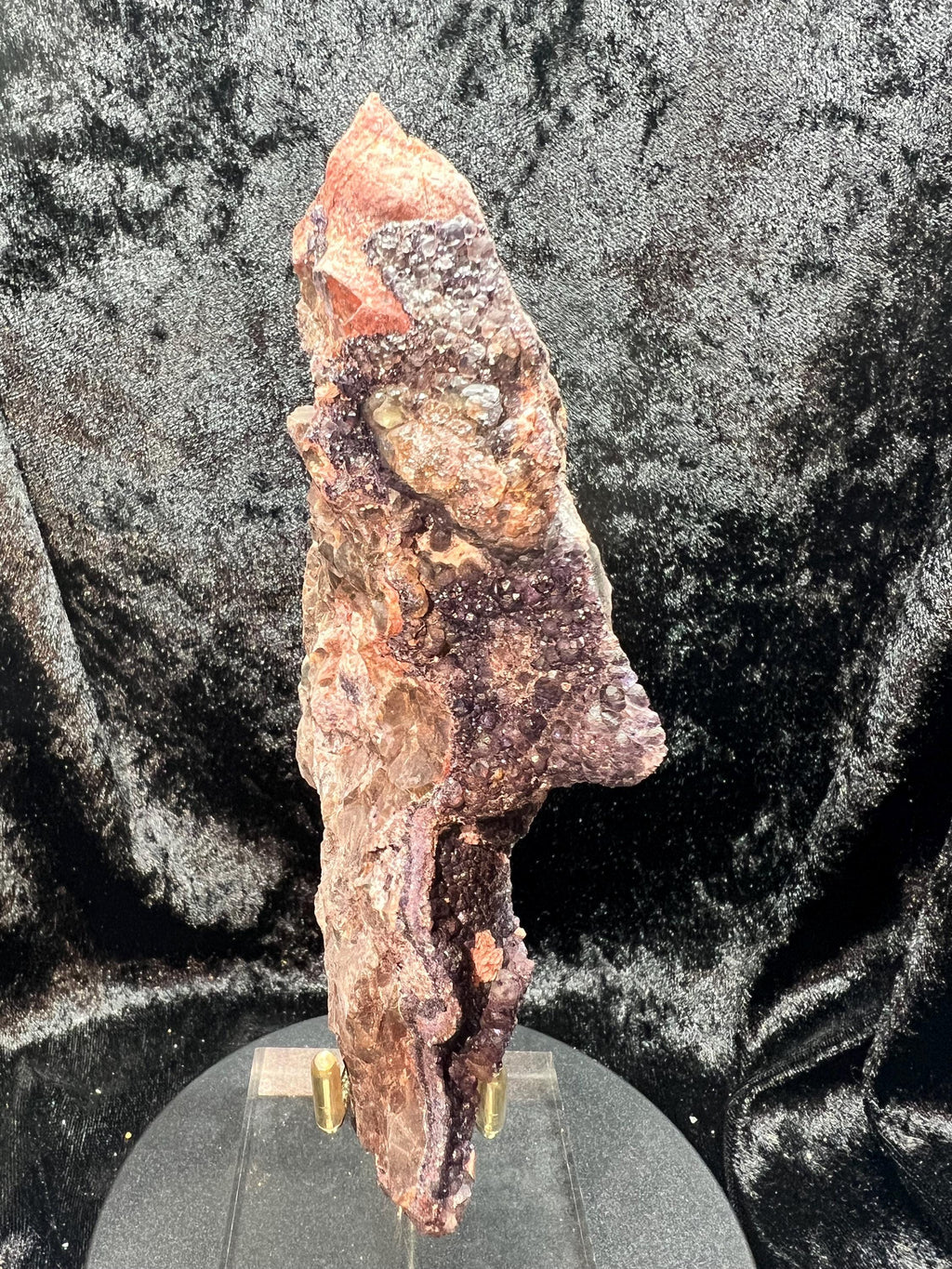 Purple and Yellow Fluorite with Kutnohorite