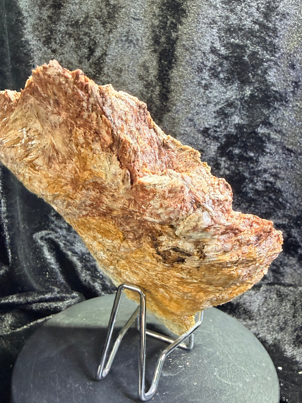 Blue Kyanite with Iridescent Hematite — Willis Mountain, Virginia, 5.75″