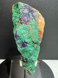 Azurite on malachite