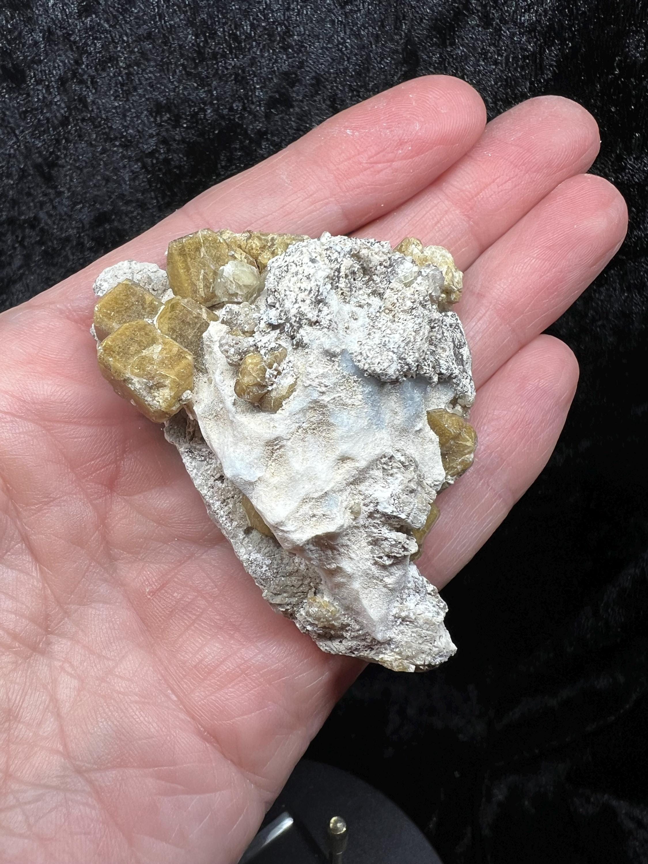 Vesuvianite Mineral Specimen, Yellow Idocrase Crystal