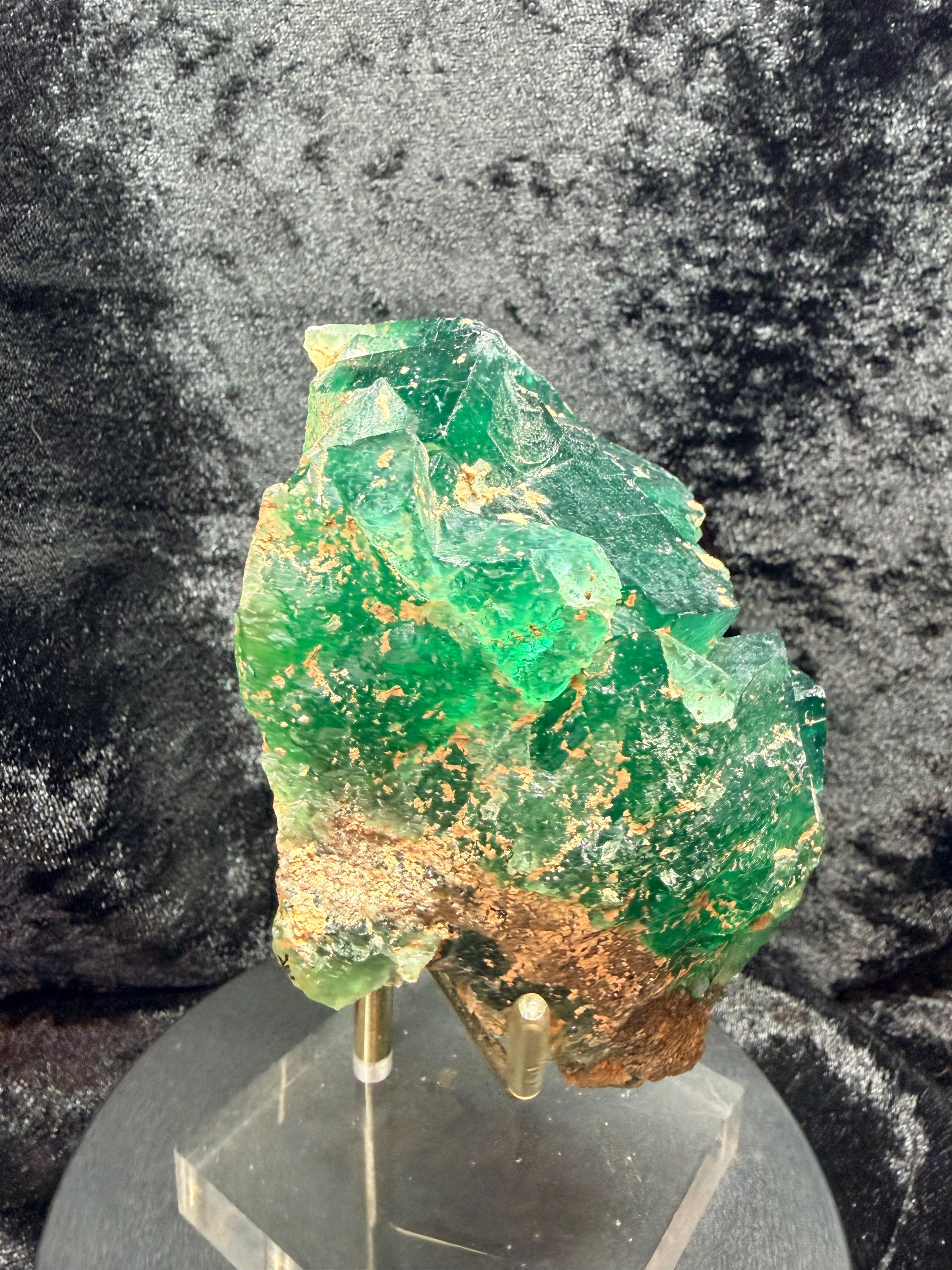 Green Cubic Fluorite cluster