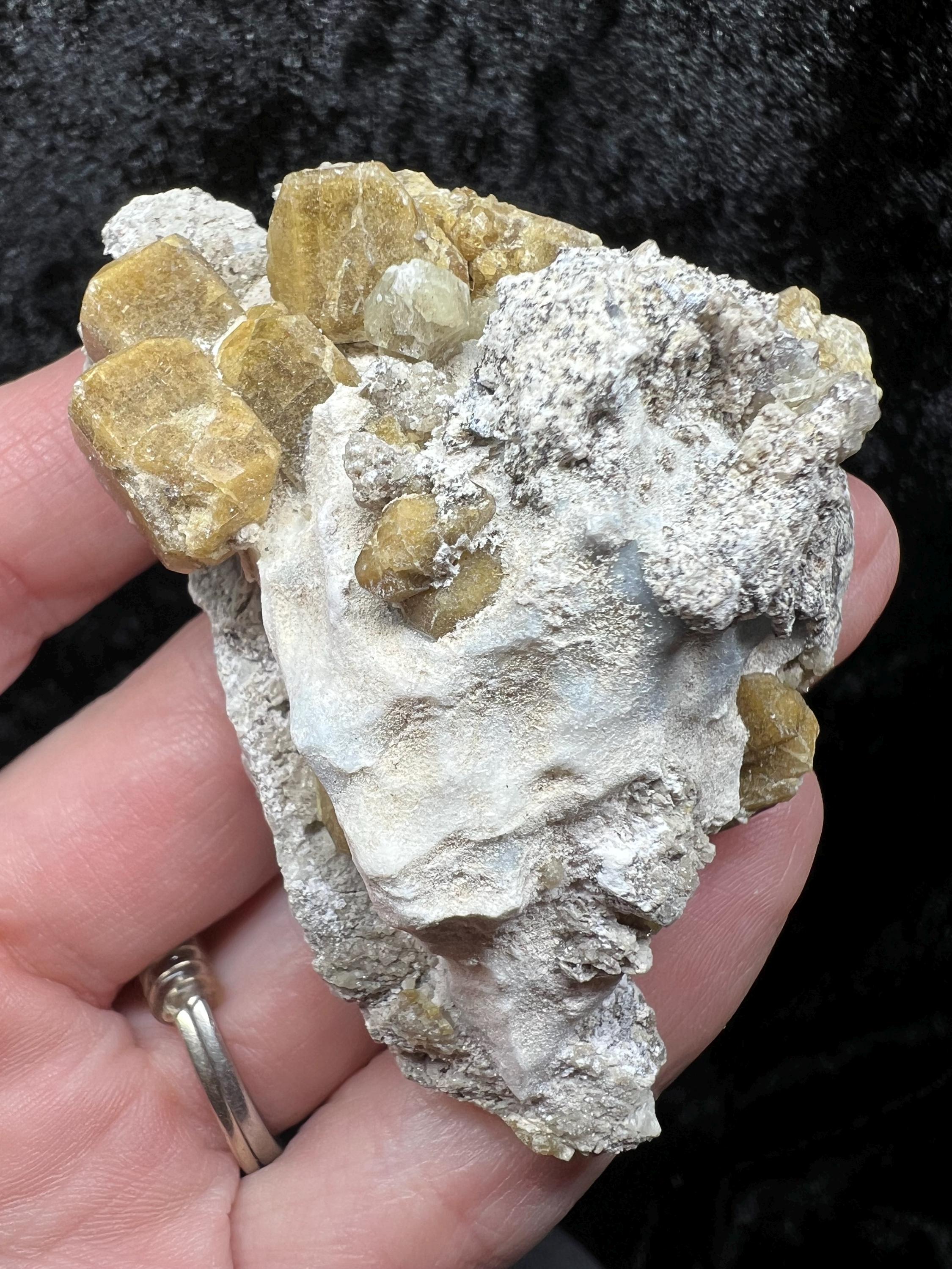 Vesuvianite Mineral Specimen, Yellow Idocrase Crystal