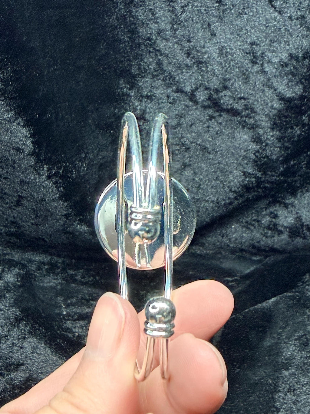 Silver Sheen Obsidian Bracelet