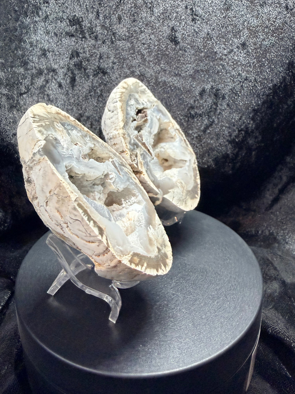 UV-Reactive Trancas Geode Matched Pair