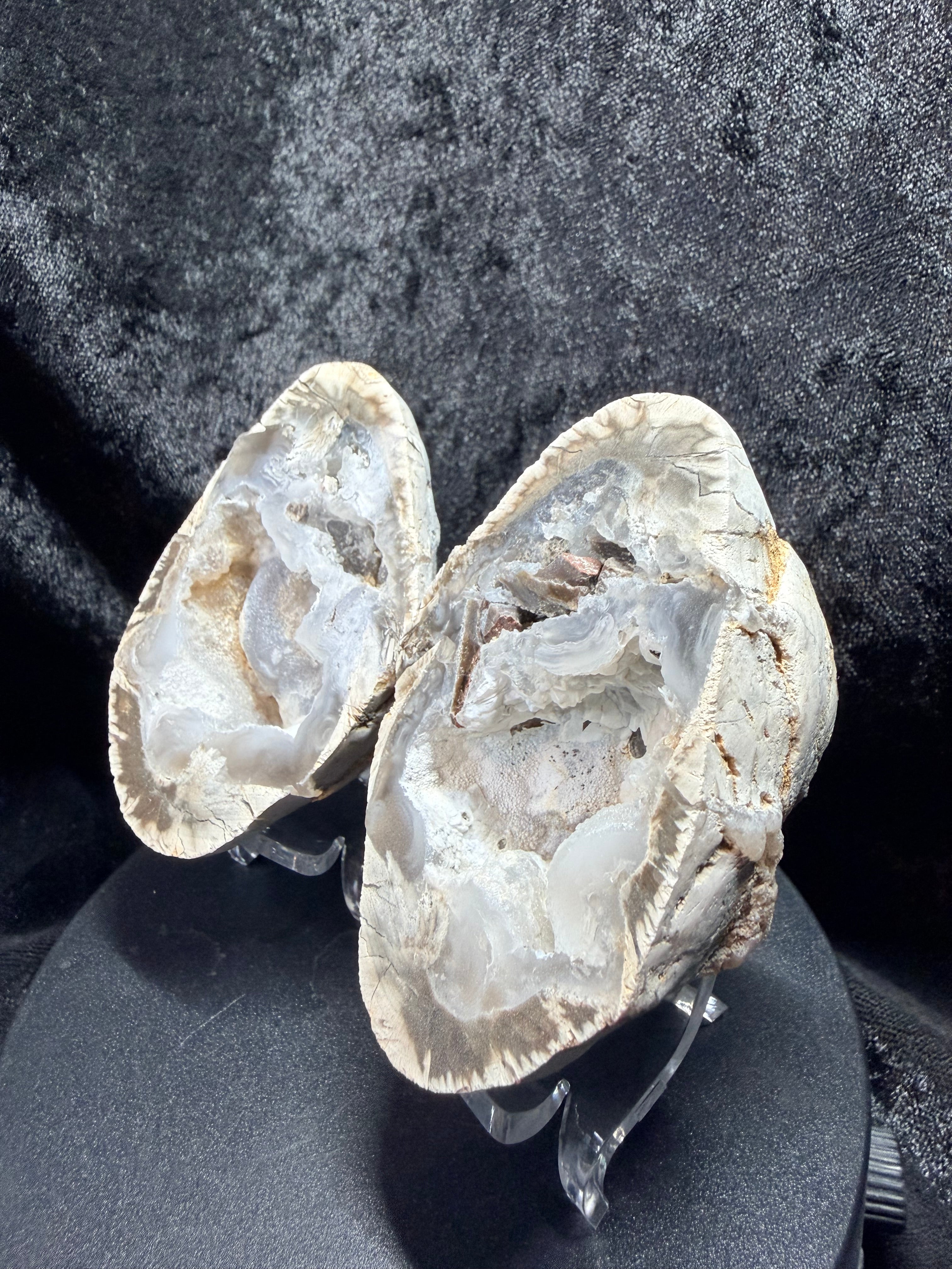 UV-Reactive Trancas Geode Matched Pair