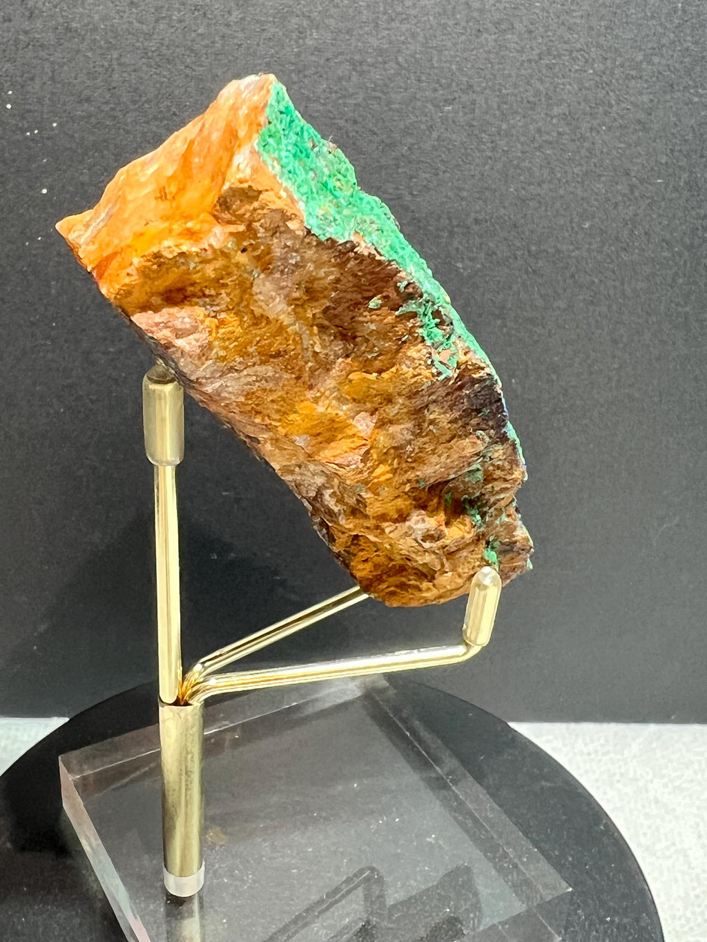 Azurite on malachite