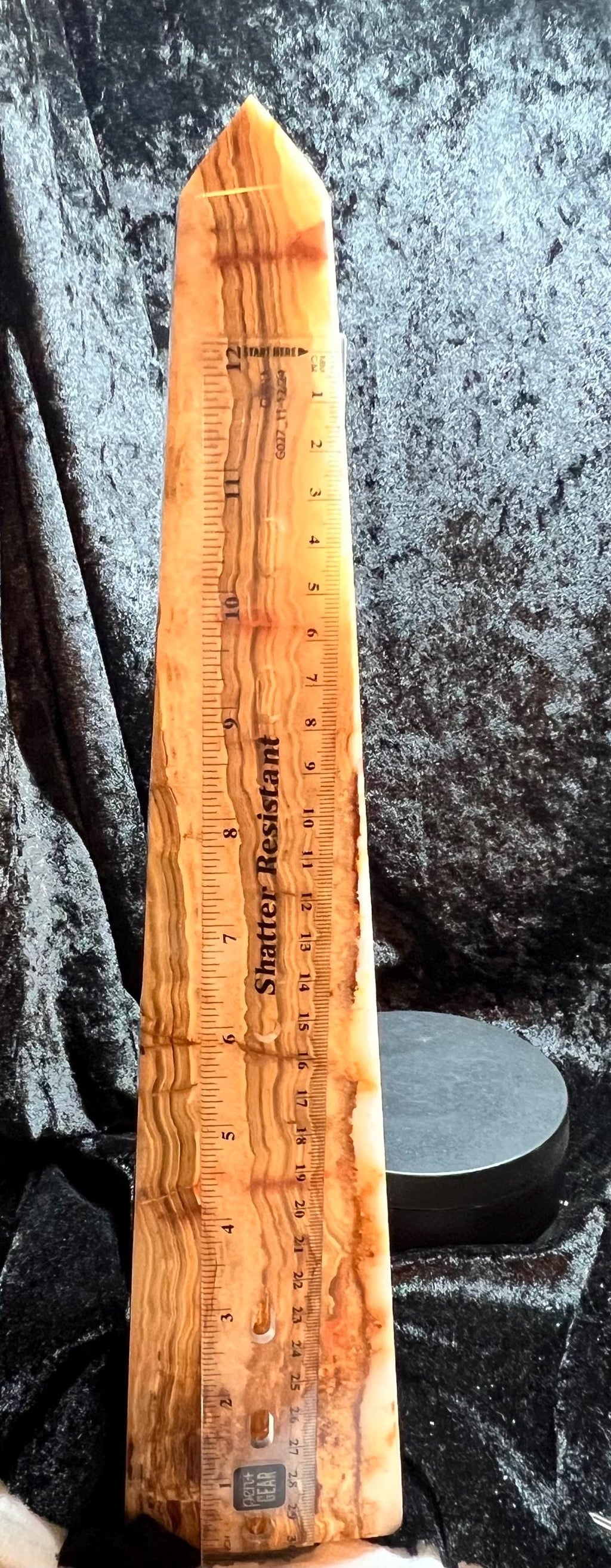 14.5 Oblisk banded onyx tower