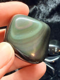 Tumbled Rainbow Obsidian - Polished Volcanic Gemstone