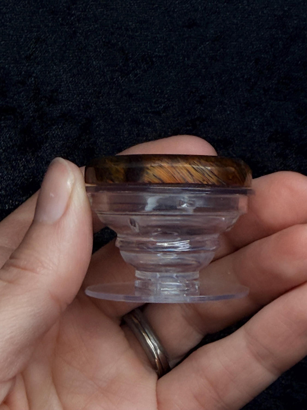 Tigers Eye pop socket