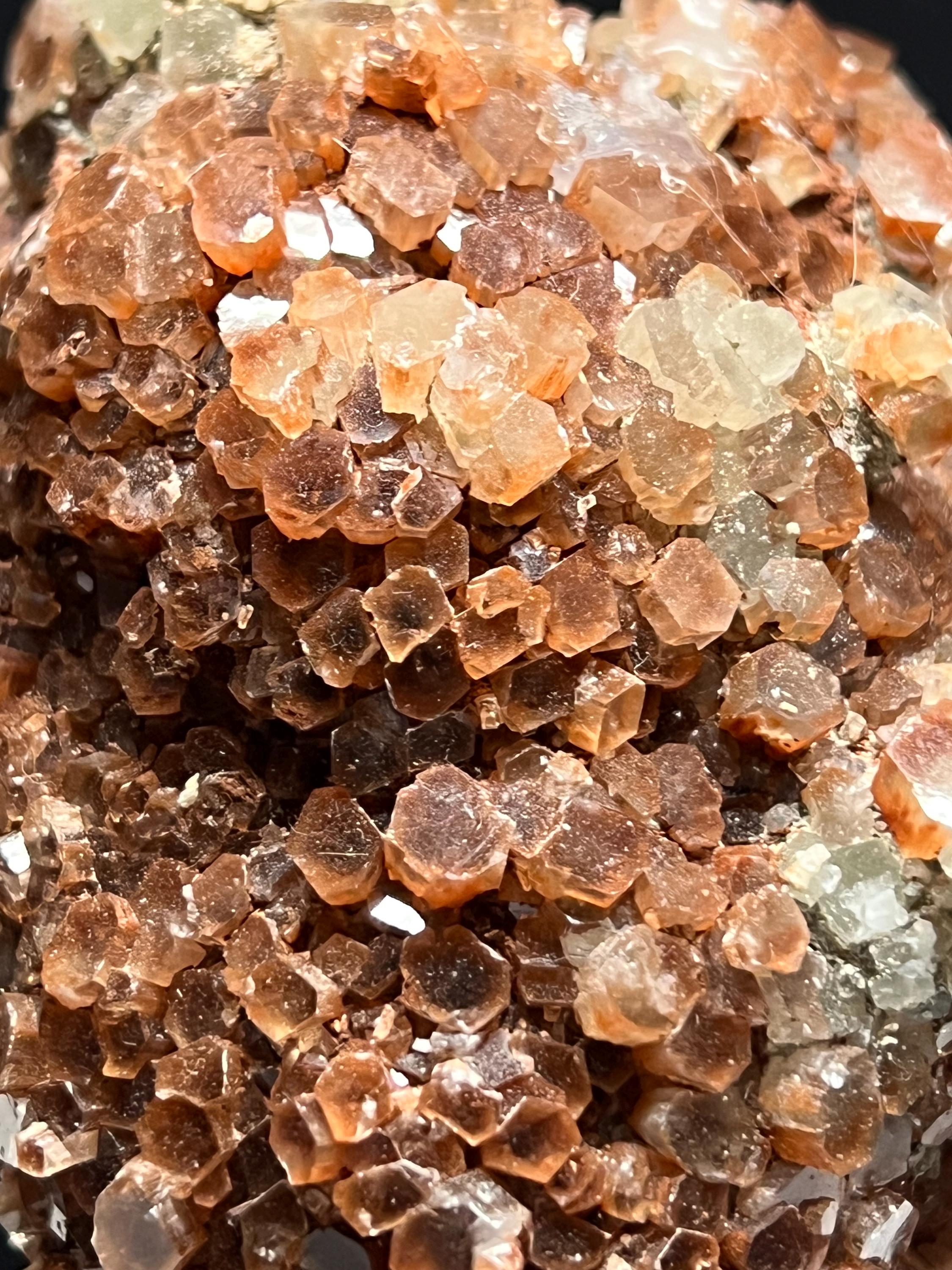 Araganite crystal cluster