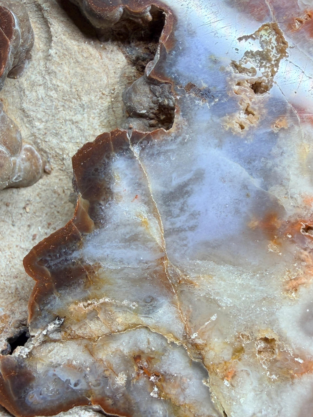 Polished Kentucky agate