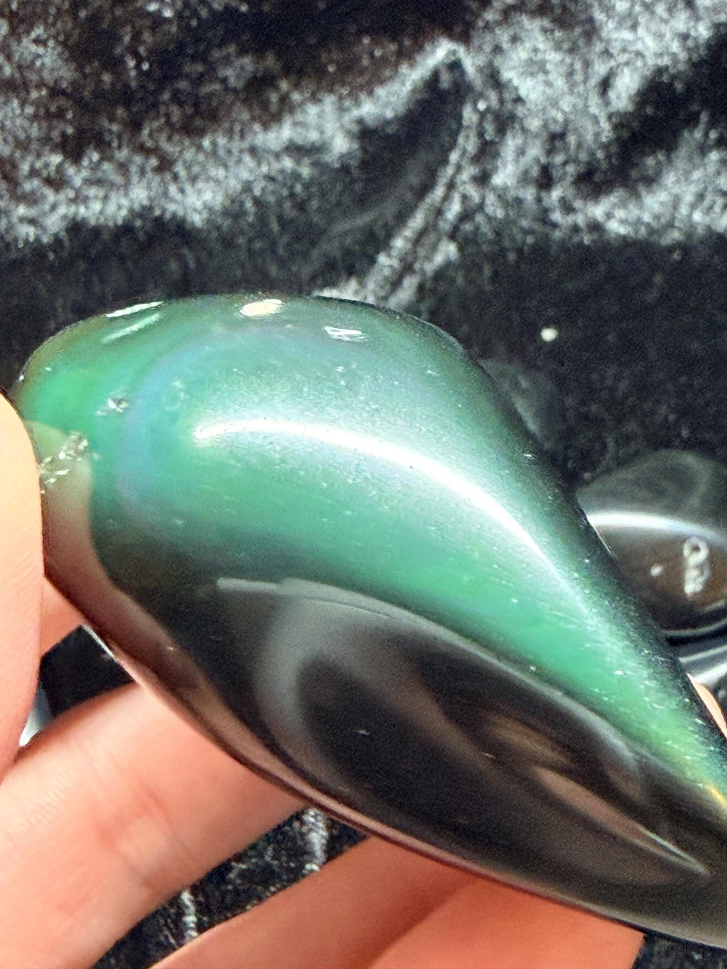 Tumbled Rainbow Obsidian - Polished Volcanic Gemstone