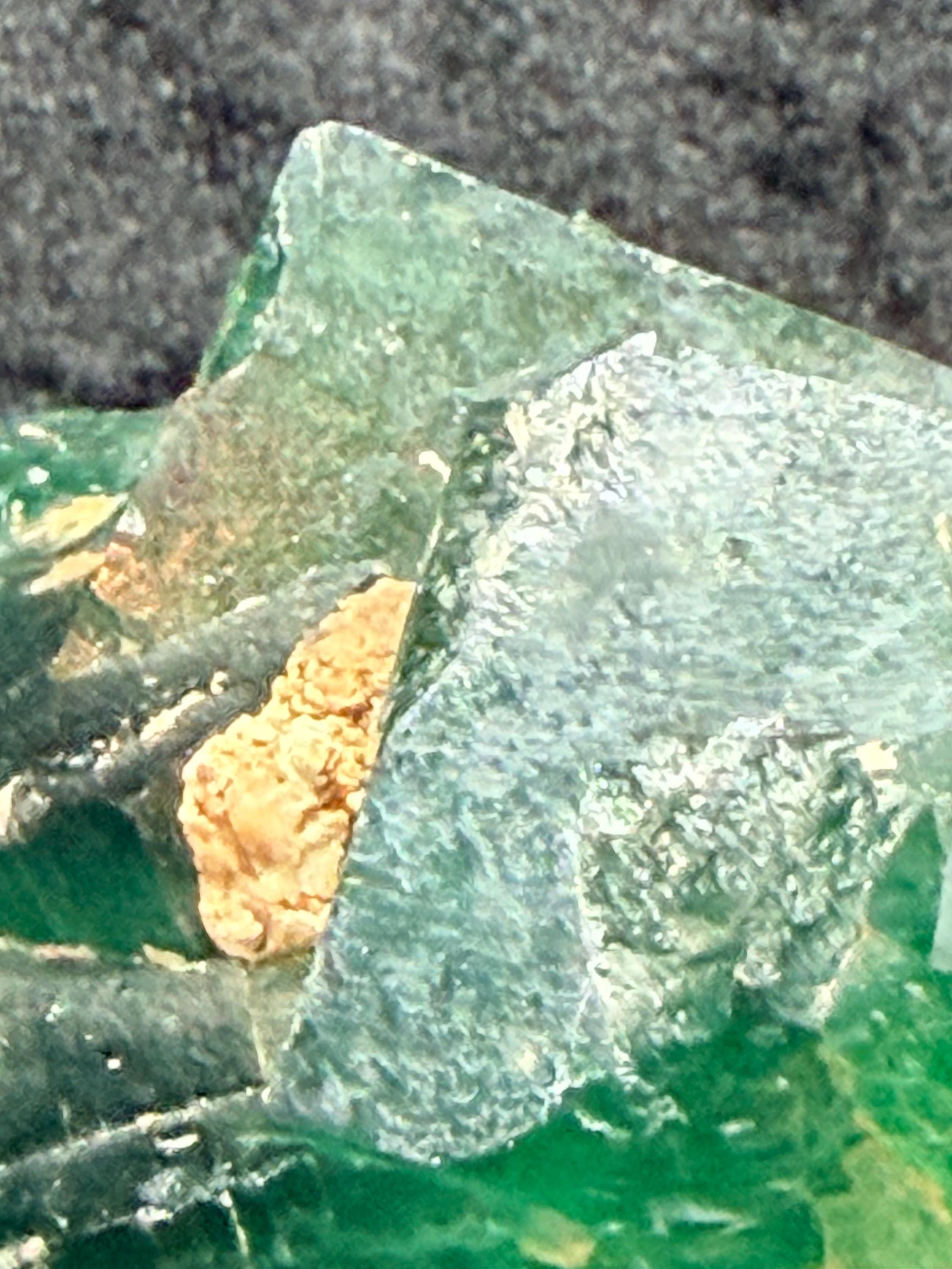 Green Cubic Fluorite cluster