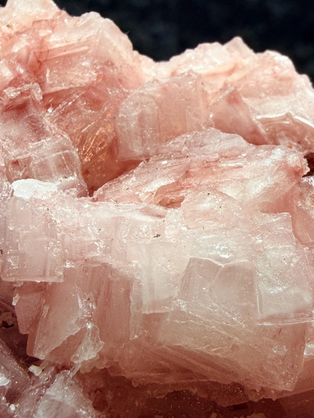 Pink Halite from Owen’s lake, Olancha Ca.