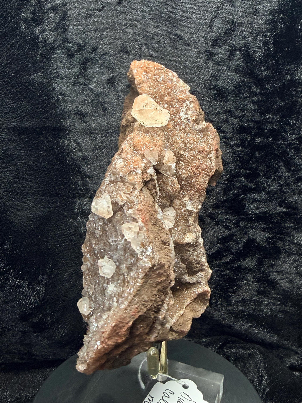 Red diamond calcite from Mexico