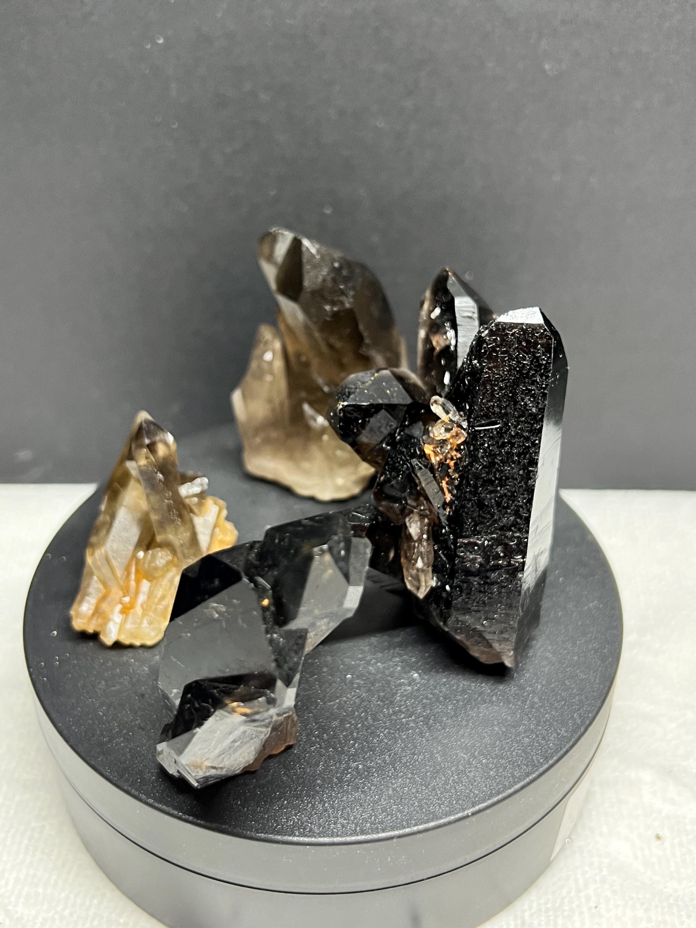 4 piece Smoky Quartz Clusters