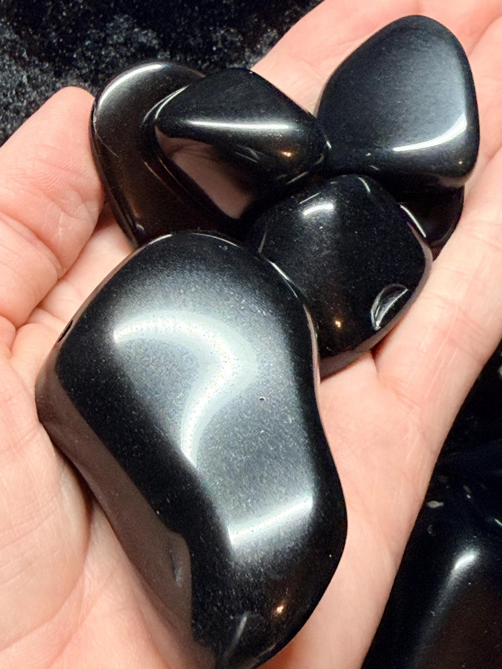 Tumbled Rainbow Obsidian - Polished Volcanic Gemstone