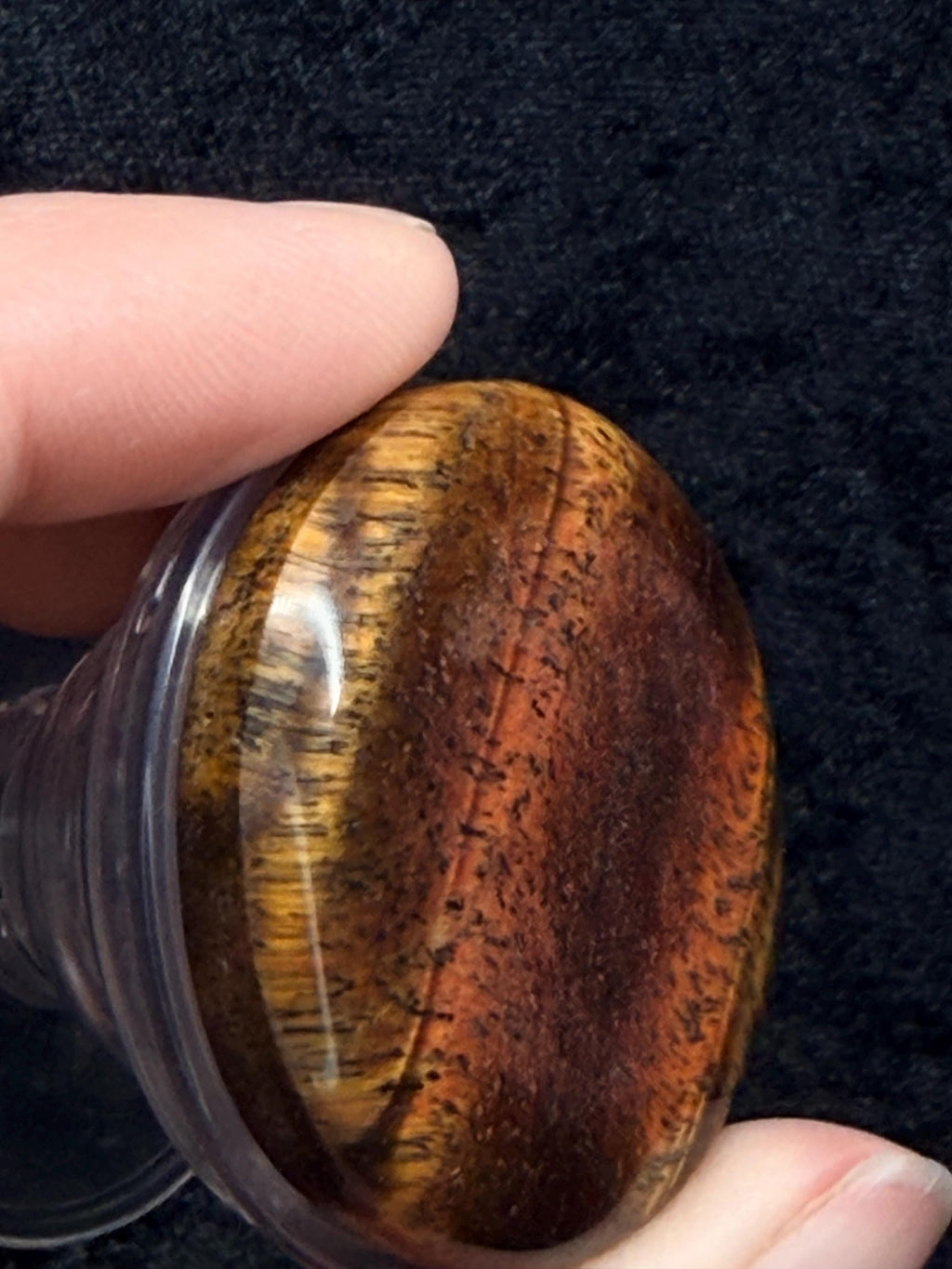 Tigers Eye pop socket