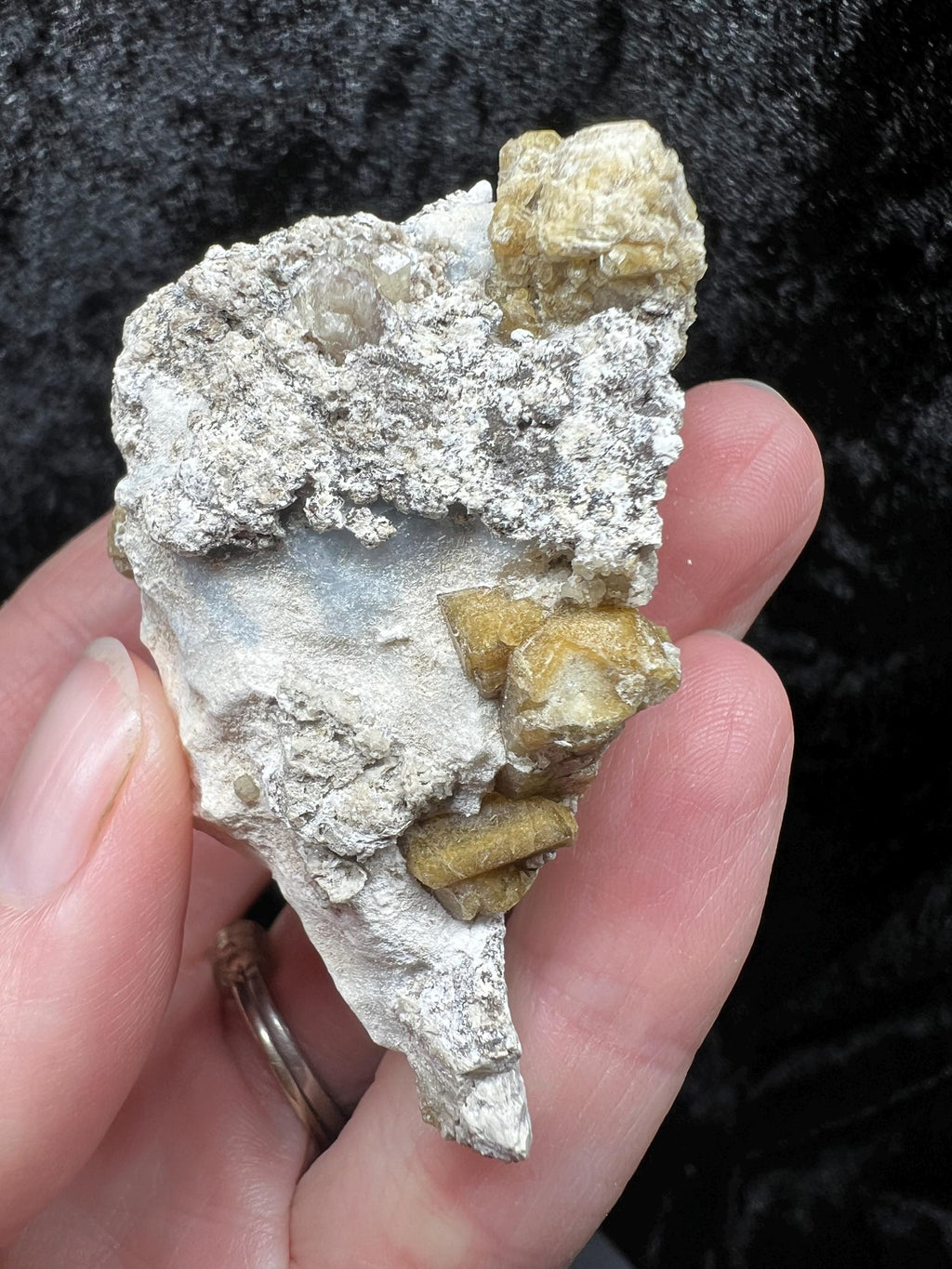 Vesuvianite Mineral Specimen, Yellow Idocrase Crystal