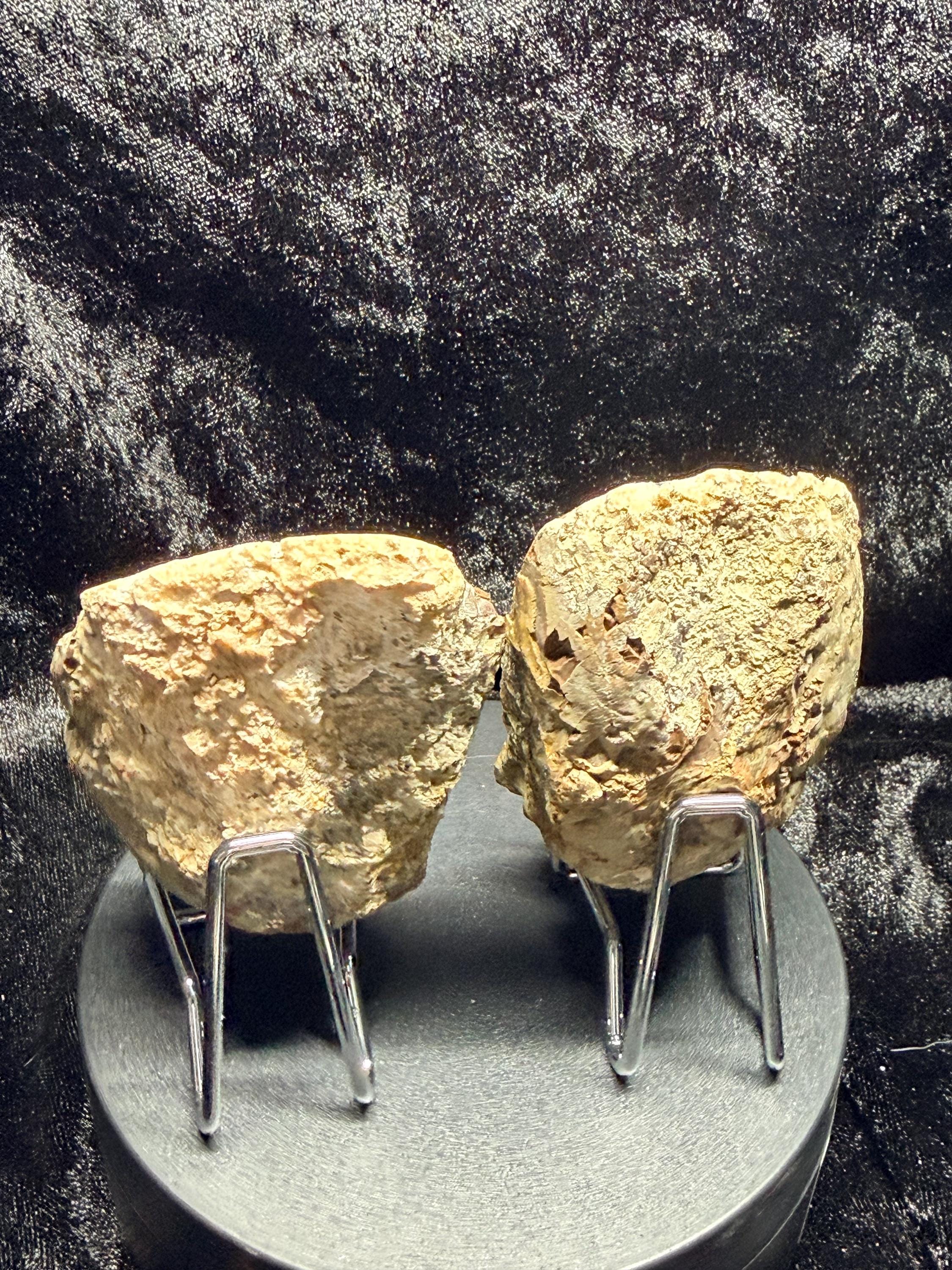 Polished Thunder egg matched pair