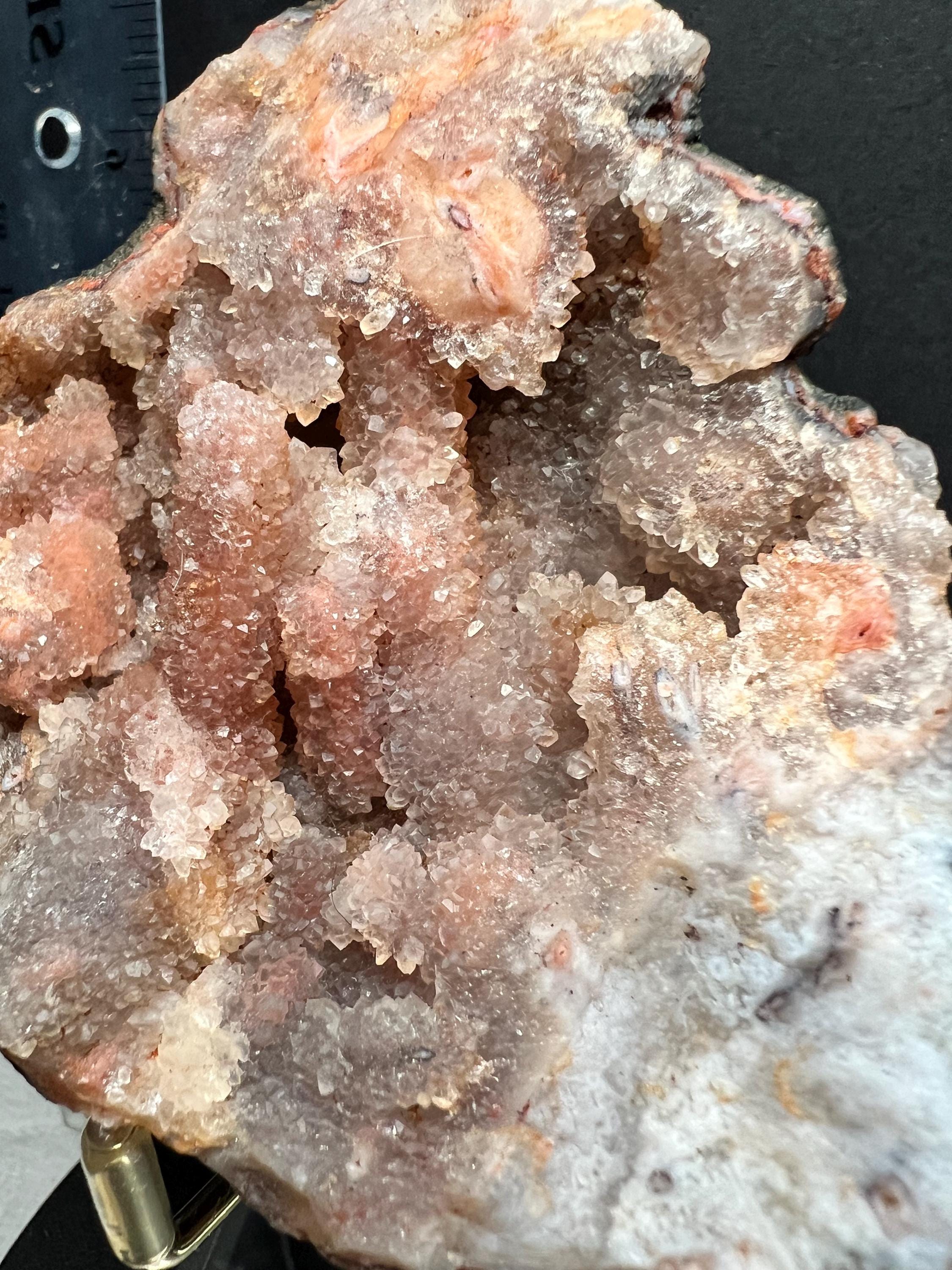 Pink Amethyst geode