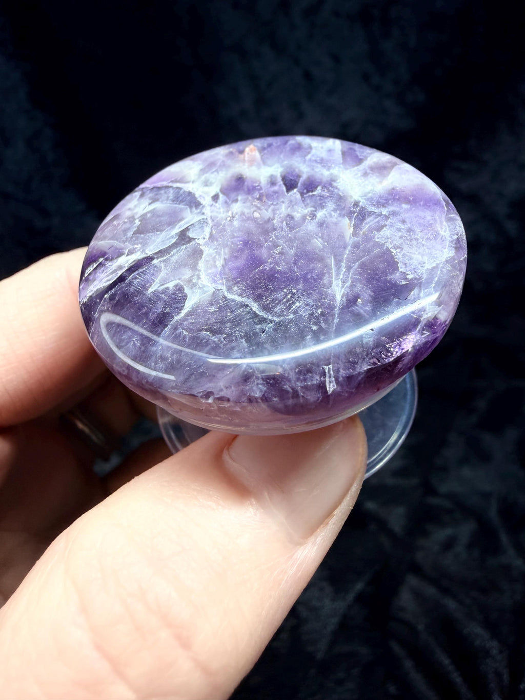 Dream Amethyst/Chevron pop socket