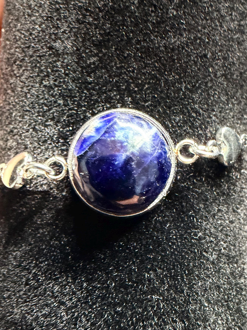 Lapis lazuli heart bracelet