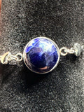 Lapis lazuli heart bracelet