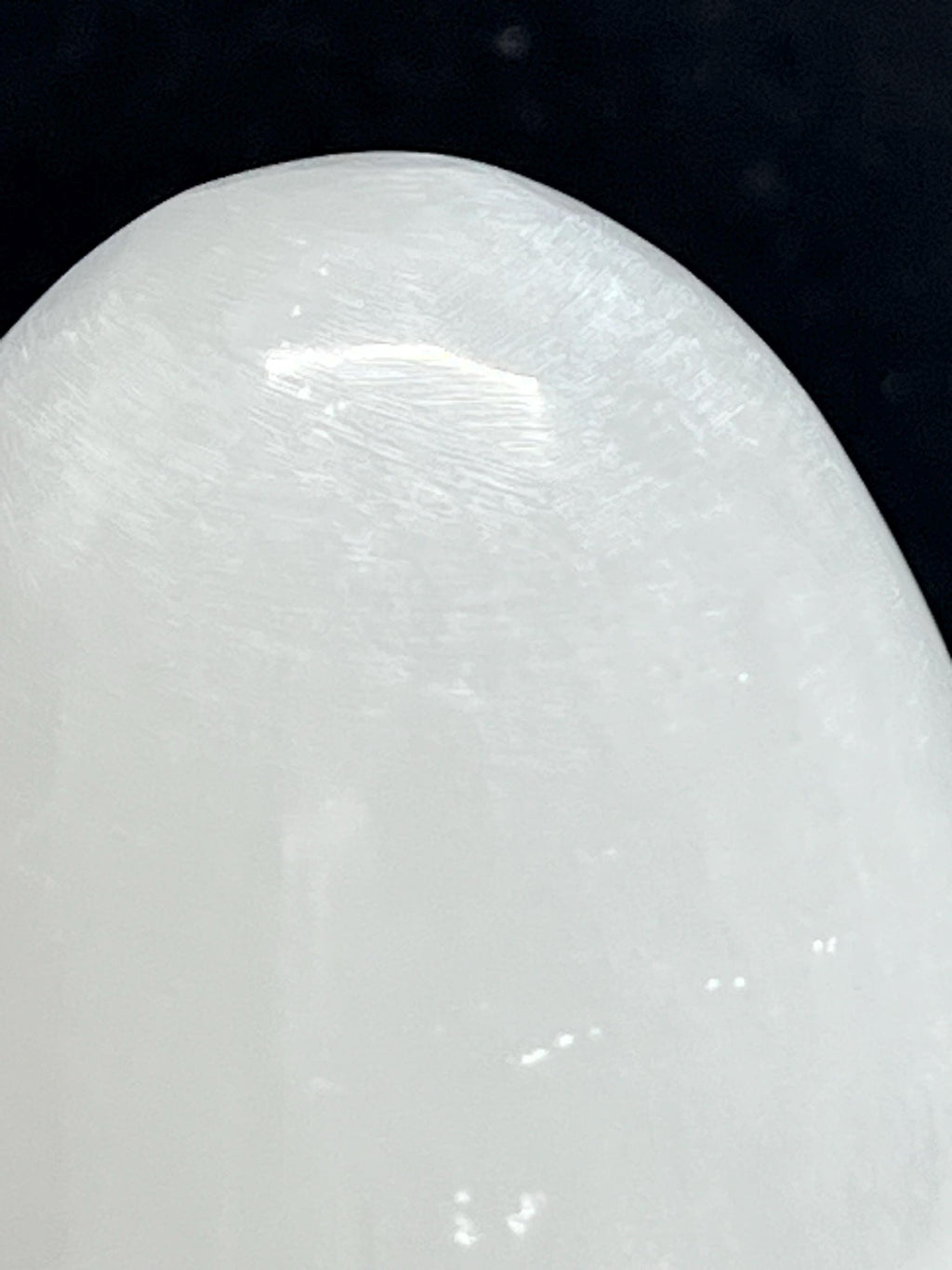 Selenite Crystal Egg: Polished Gypsum Mineral