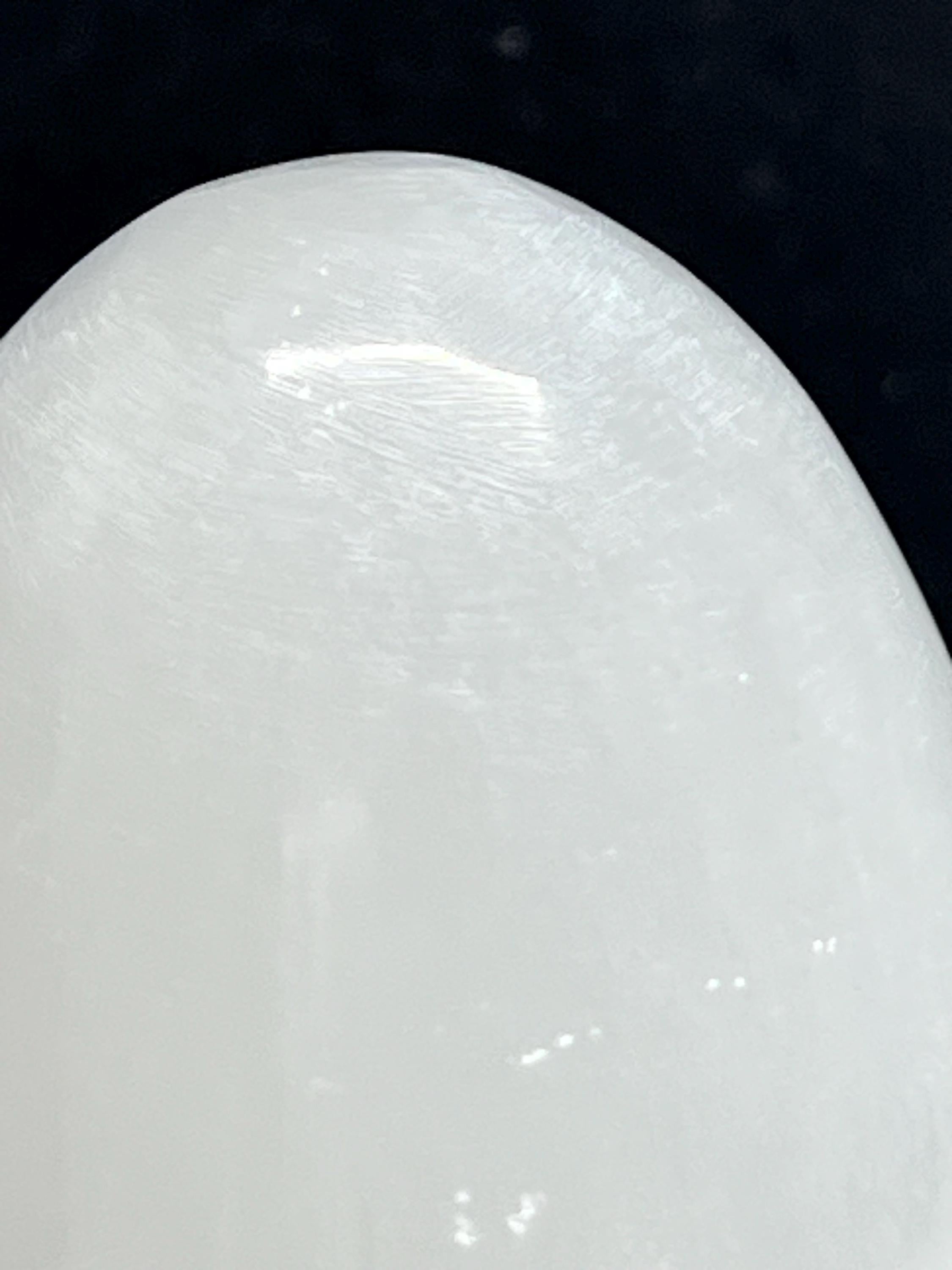 Selenite Crystal Egg: Polished Gypsum Mineral