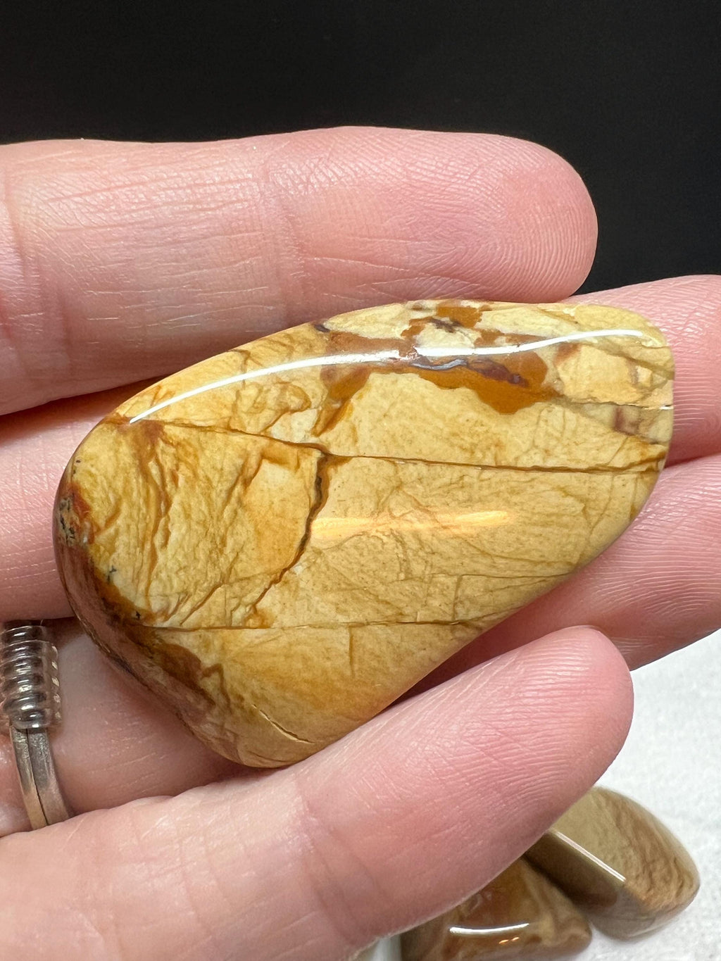Tumbled Desert Jasper: Polished Owyhee Jasper