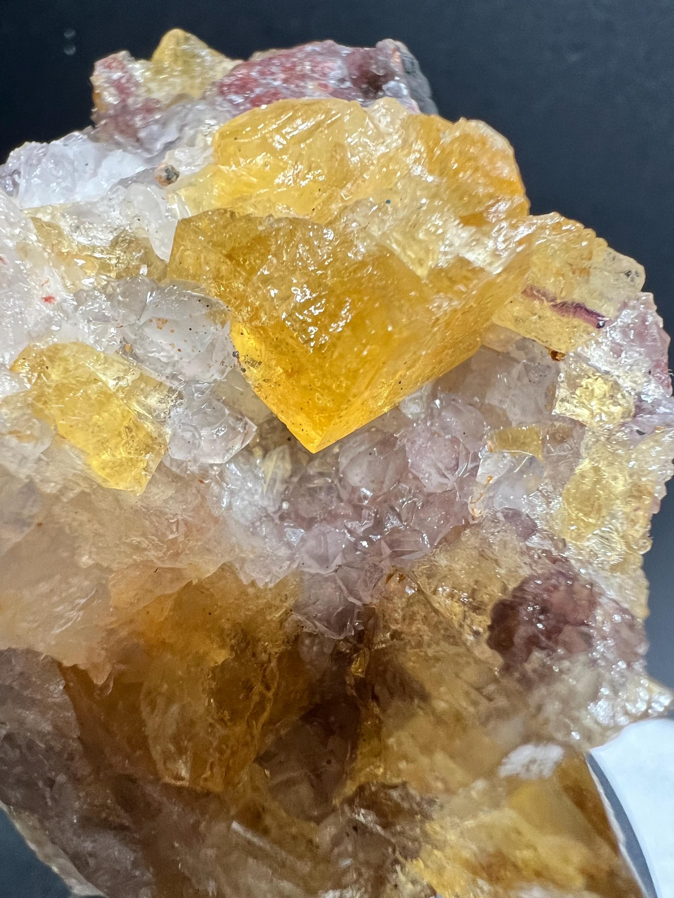 Yellow Cubic Fluorite
