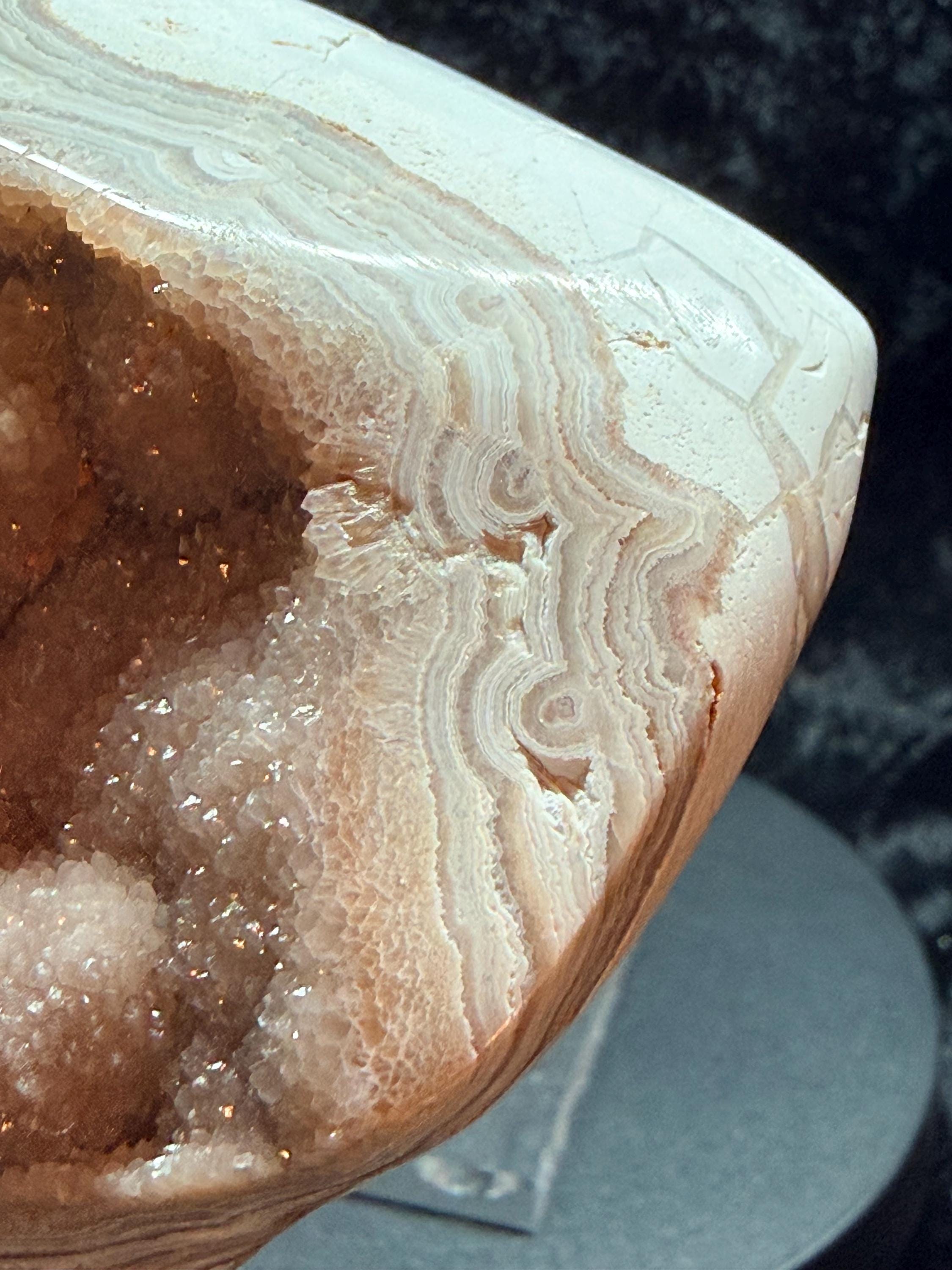 Polished Summerville agate from Patty’s Pit Ga.