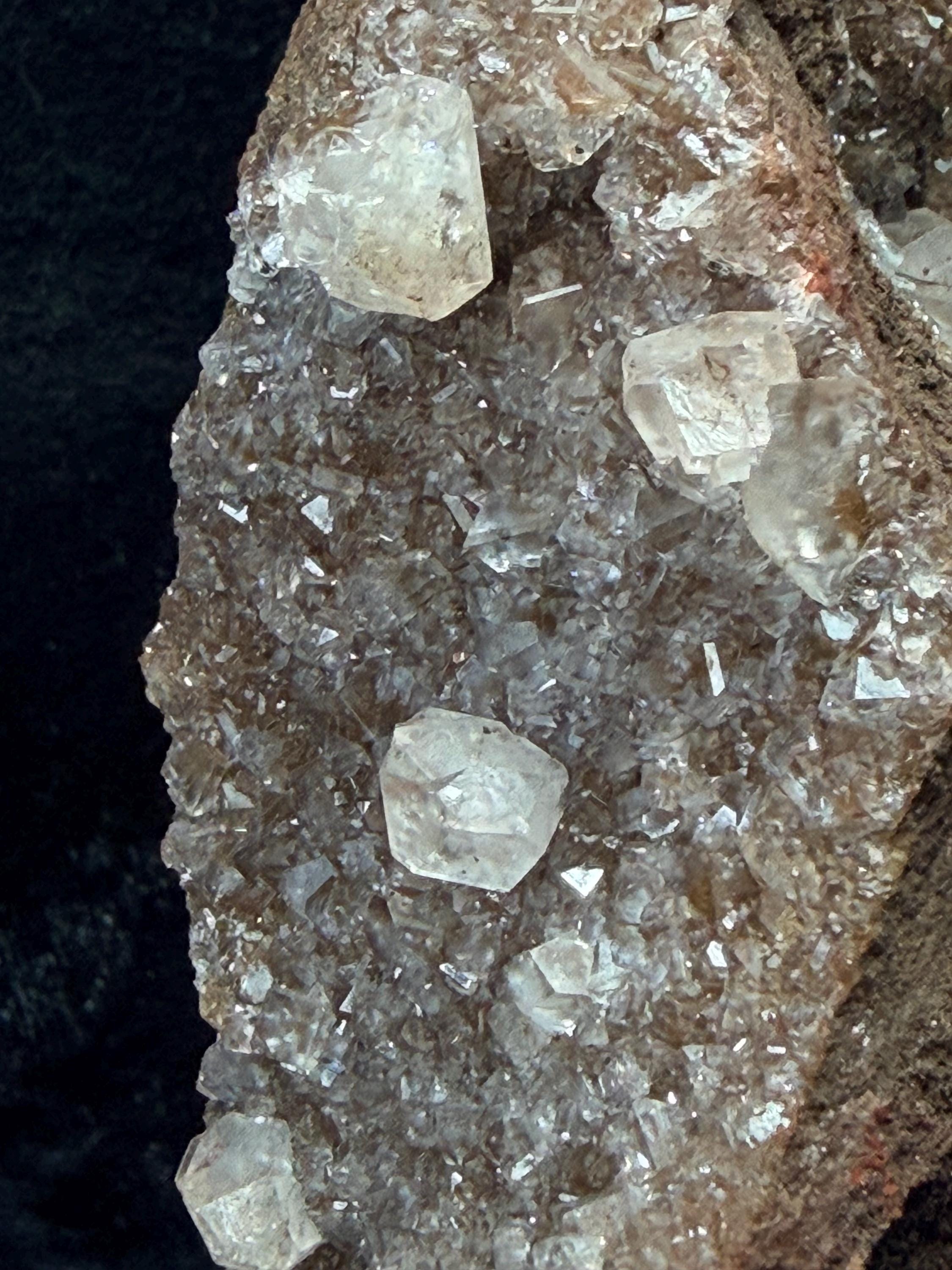Red diamond calcite from Mexico